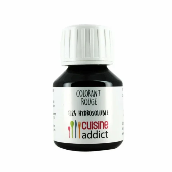 Colorant Alimentaire Rouge Fraise E124 Liquide 58 Ml Cuisineaddict 1