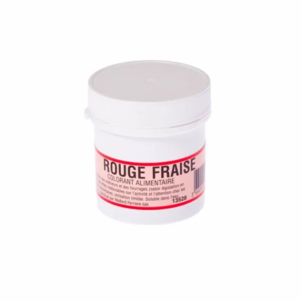 MALLARD FERRIERE Colorant Alimentaire Rouge Fraise E129 Poudre Hydrosoluble 20g 1