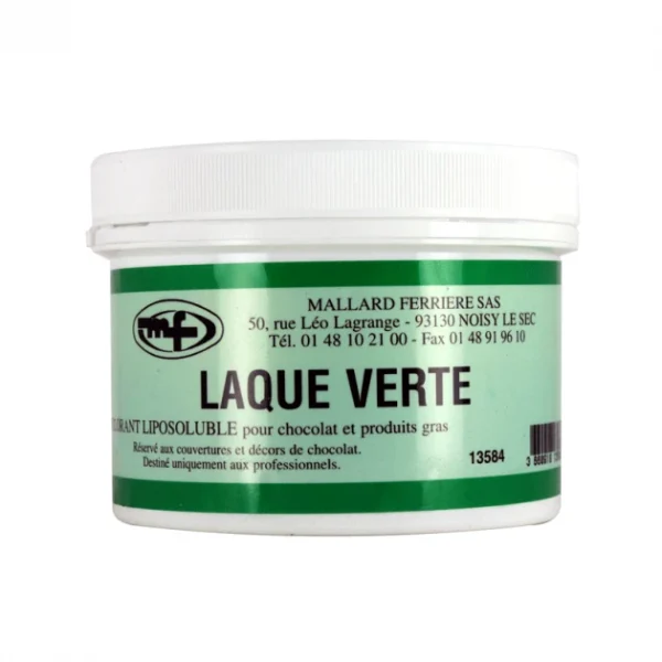 MALLARD FERRIERE Colorant Alimentaire Vert E102/E142 Poudre Liposoluble 60g 1