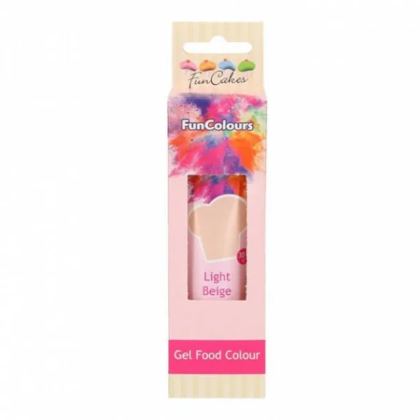 Colorant Gel Alimentaire Beige Clair FunCakes 30 G 3
