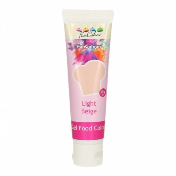 Colorant Gel Alimentaire Beige Clair FunCakes 30 G 1