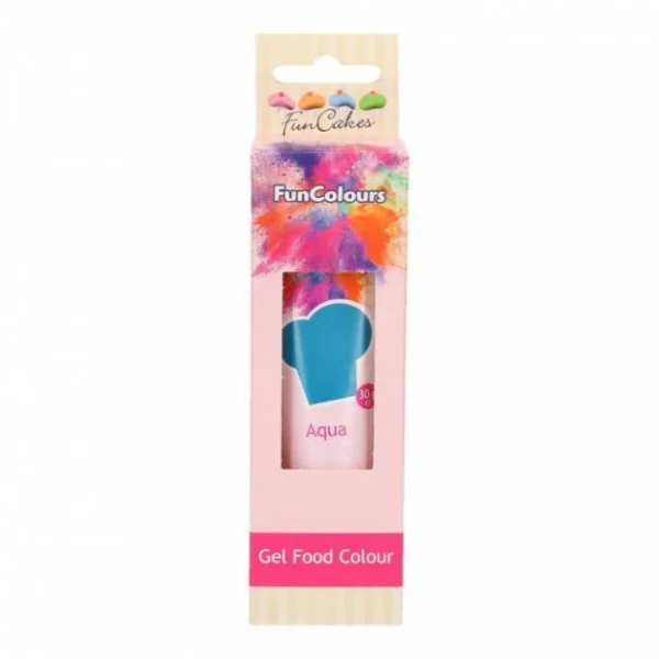 Colorant Gel Alimentaire Bleu Eau FunCakes 30 G 3