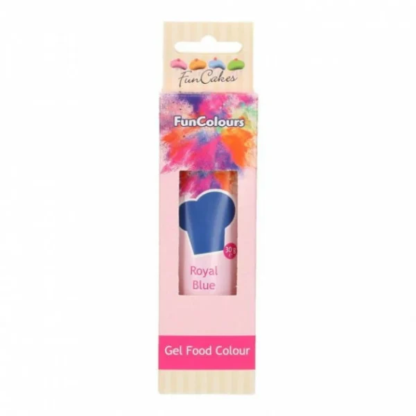 Colorant Gel Alimentaire Bleu Royal FunCakes 30 G 3