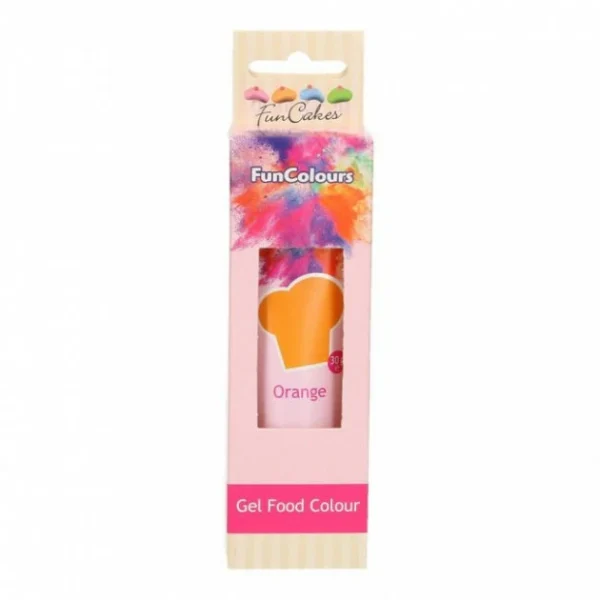 Colorant Gel Alimentaire Orange FunCakes 30 G 3