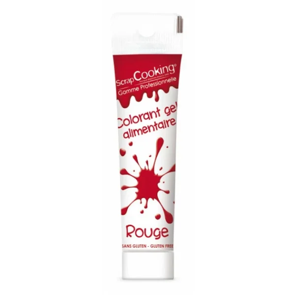 Colorant Gel Alimentaire Rouge 20g Scrapcooking 1
