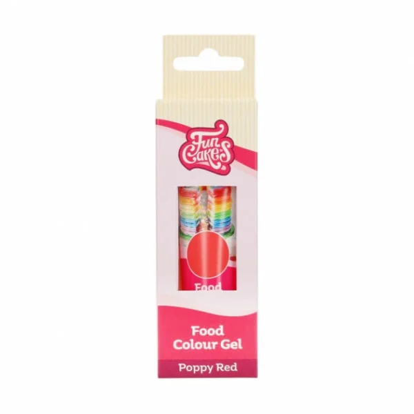 Colorant Gel Alimentaire Rouge Coquelicot 30 G FunCakes 3