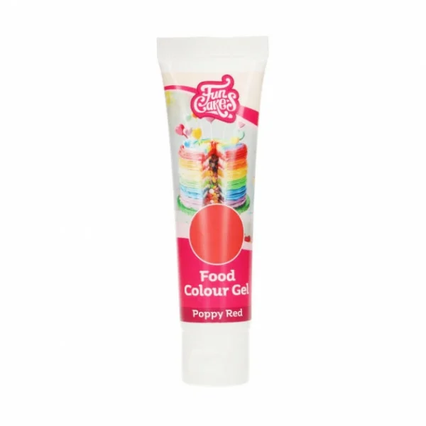 Colorant Gel Alimentaire Rouge Coquelicot 30 G FunCakes 1
