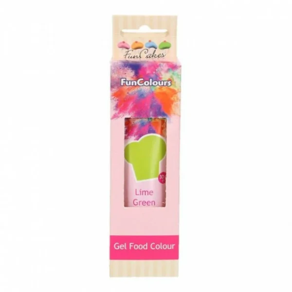 Colorant Gel Alimentaire Vert Citron FunCakes 30 G 3