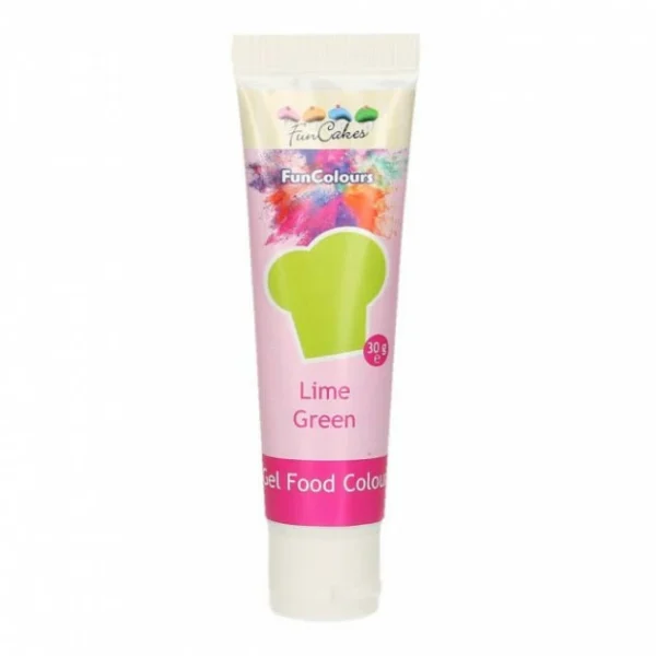 Colorant Gel Alimentaire Vert Citron FunCakes 30 G 1