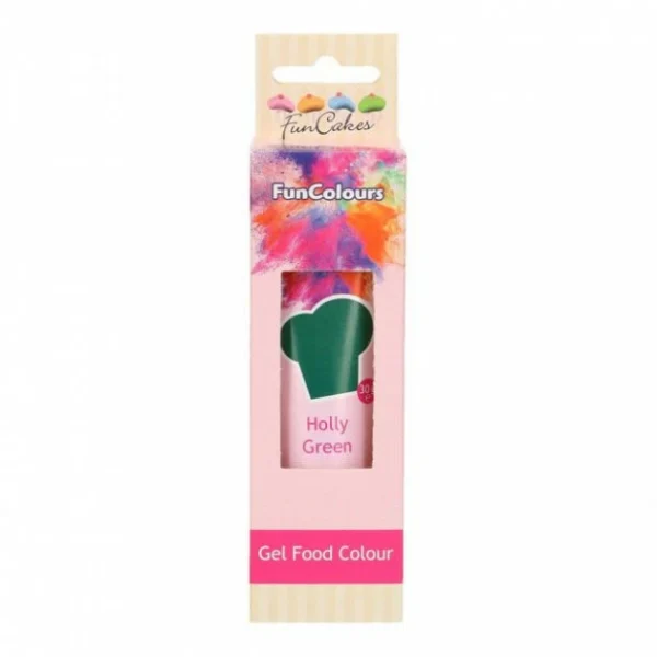 Colorant Gel Alimentaire Vert Houx FunCakes 30 G 3