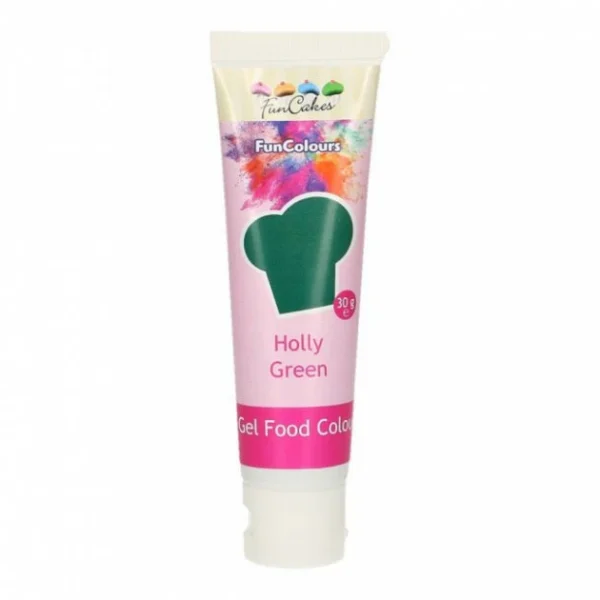 Colorant Gel Alimentaire Vert Houx FunCakes 30 G 1