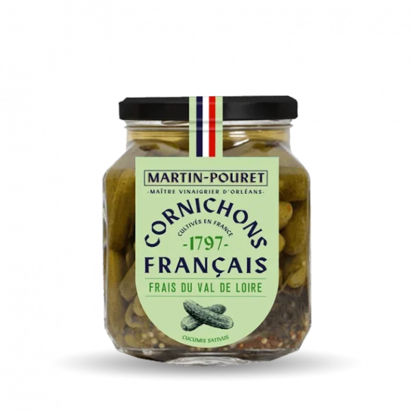 Cornichons Français Au Vinaigre D’Orléans 270g Martin Pouret 1