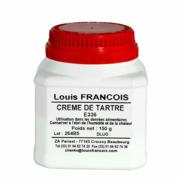 LOUIS FRANCOIS Crème De Tartre E336 150 G Louis François 1