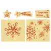 Décoration de Bûche de Noël Chocolat Blanc Joyeuses Fêtes (x1) Florensuc 7