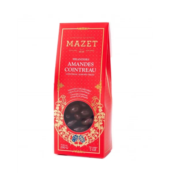 Etui Pincé Friandises Amandes Cointreau 200 g Mazet 1
