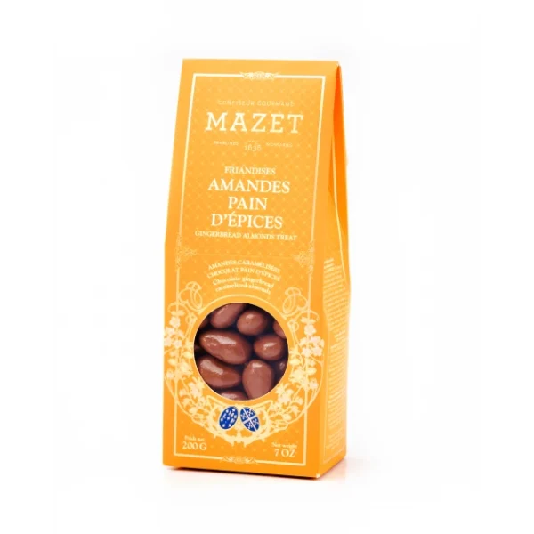 Etui Pincé Friandises Amandes Pain D’Epices 200 G Mazet 1