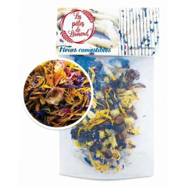LES PATES DE LEONARD Fleurs Comestibles Assortiments 3 G Les Pâtes De Léonard 1