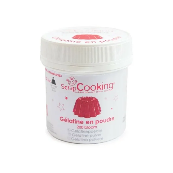 Gélatine En Poudre 50 G 200 Bloom Scrapcooking 1