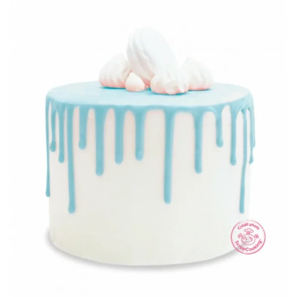 Glaçage Bleu goût Chocolat 130 g Scrapcooking 3