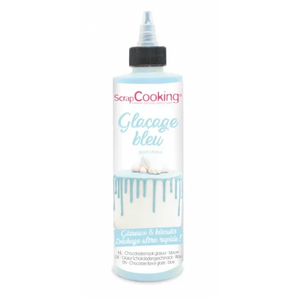 Glaçage Bleu goût Chocolat 130 g Scrapcooking 1
