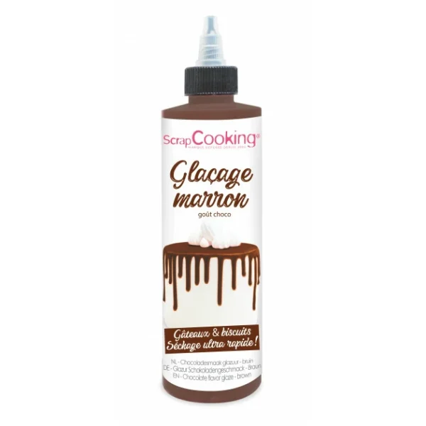 Glaçage Marron Goût Chocolat 130 G Scrapcooking 1