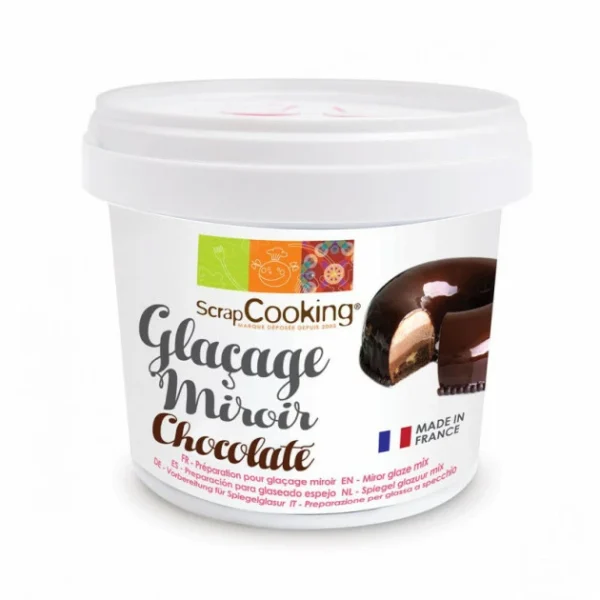 Glaçage Miroir Chocolat 220 G ScrapCooking 1
