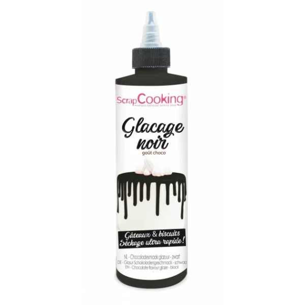 Glaçage Noir Goût Chocolat 130 g Scrapcooking 1
