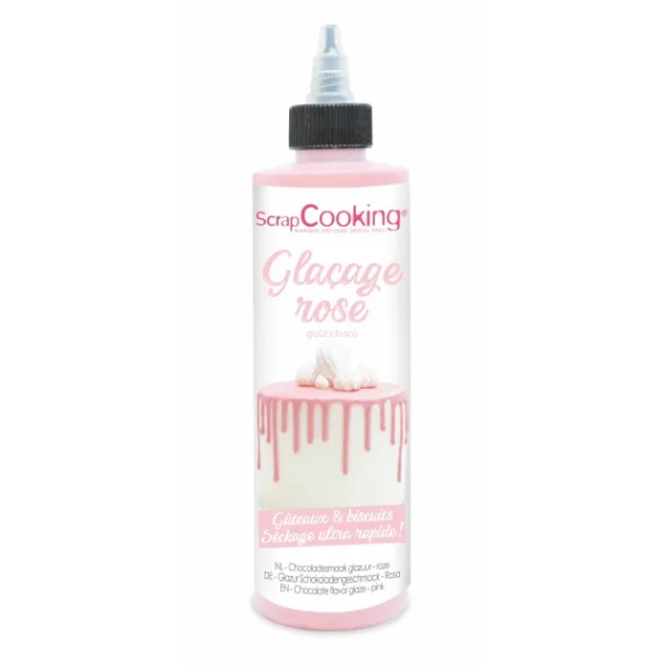 Glaçage Rose goût Chocolat 130 g Scrapcooking 1