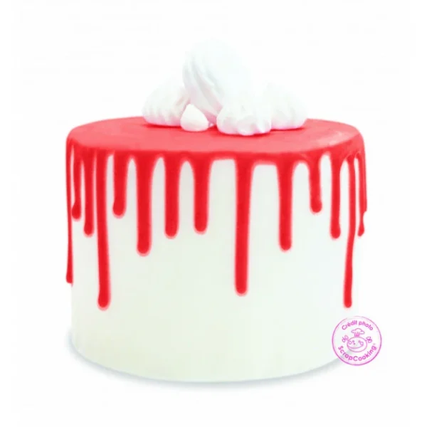 Glaçage Rouge Goût Chocolat 130 G Scrapcooking 3
