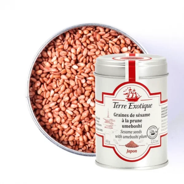 Graines De Sésame à La Prune Umeboshi 60 G Terre Exotique 1