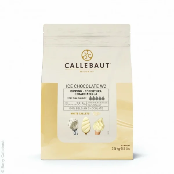 Ice Chocolate Blanc 2,5kg Callebaut 1