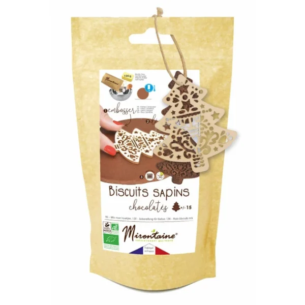 Kit Biscuit De Noël Chocolat Bio Mirontaine 1