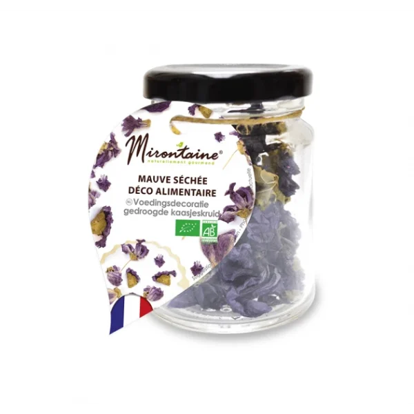 Mauve Fleur Séchée Comestible Bio 1,5 G Mirontaine 3