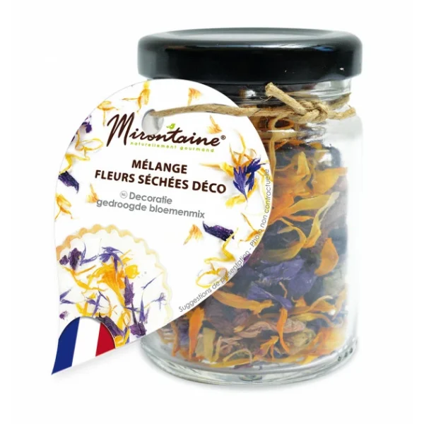 Mélange Fleurs Séchées Comestibles 3,5 G Mirontaine 3
