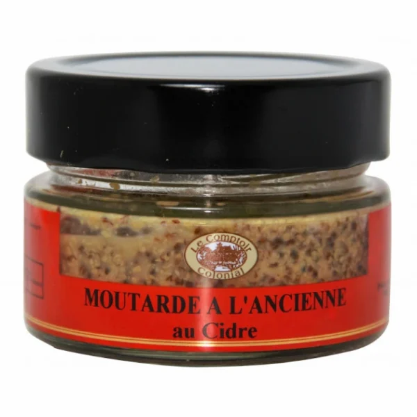 Moutarde à L’Ancienne Au Cidre 100 G Le Comptoir Colonial 1