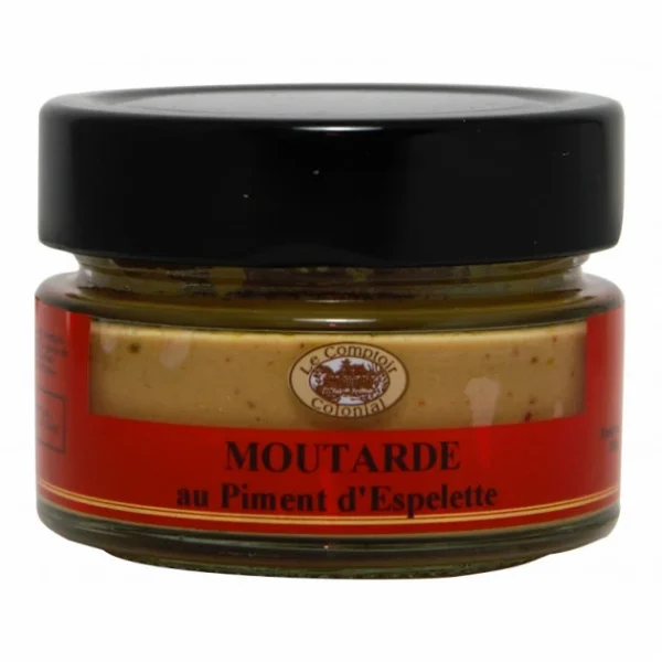 Moutarde Au Piment D’Espelette 100 G Le Comptoir Colonial 1