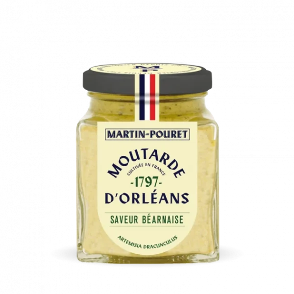 Moutarde D’Orléans Saveur Béarnaise 95g Martin Pouret 1