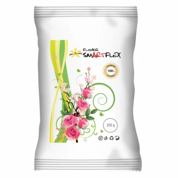 Pâte à Fleurs Blanc Flower 250g Smartflex 1