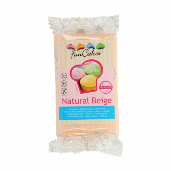 Pâte à Sucre Chair 250g Funcakes 1