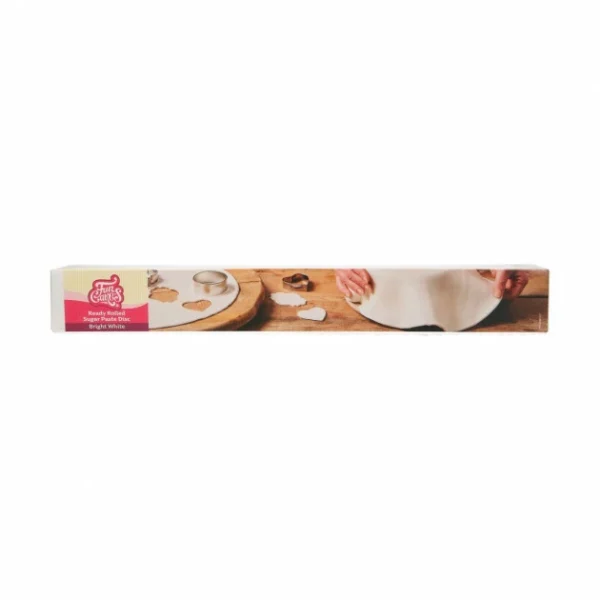 Pâte à Sucre Prête à Dérouler Blanc 430 g Funcakes 1