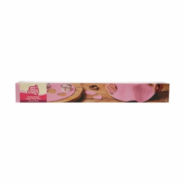Pâte à Sucre Prête à Dérouler Rose Pâle 430 g Funcakes 1