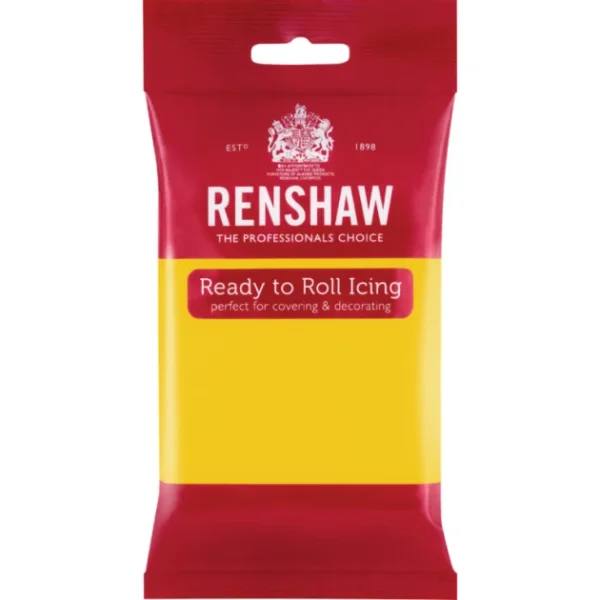 Pâte à Sucre Pro Jaune 250g Renshaw 1