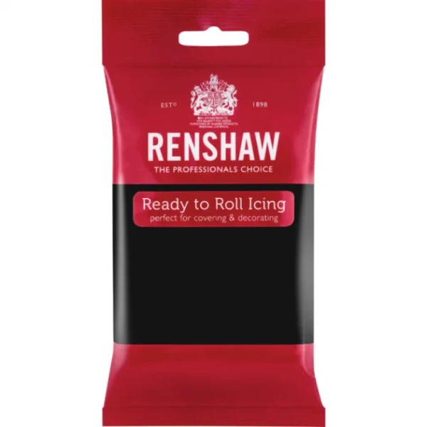 Pâte à Sucre Pro Noir 250g Renshaw 1