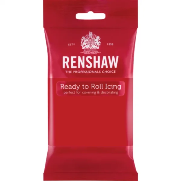 Pâte à Sucre Pro Rouge 250g Renshaw 1