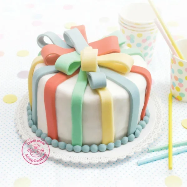 Pâte à Sucre Vert d’eau 250g Scrapcooking 3