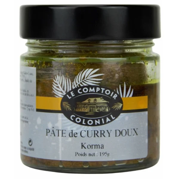 Pâte De Curry Doux Korma 195 G Le Comptoir Colonial 1