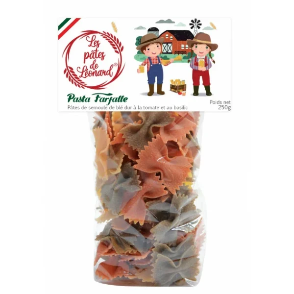 LES PATES DE LEONARD Pâtes Italiennes Farfalles 250 G Les Pâtes De Léonard 1
