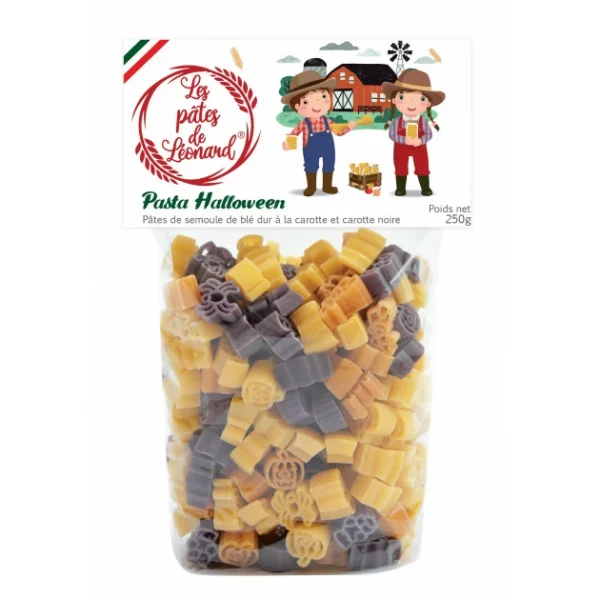 LES PATES DE LEONARD Pâtes Italiennes Halloween 250 G Les Pâtes De Léonard 1