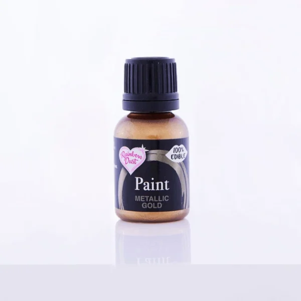 Peinture Alimentaire Or Métallique 24 G Rainbow Dust 1