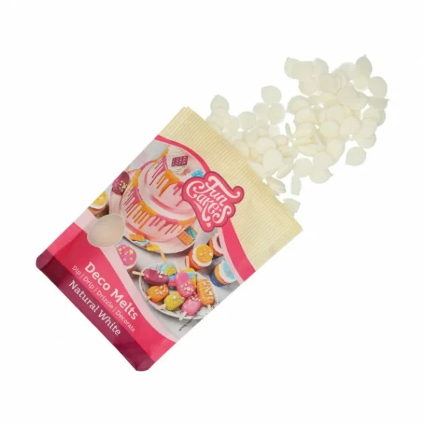 Pistoles Deco Melts Blanc Naturel 250g FunCakes 3